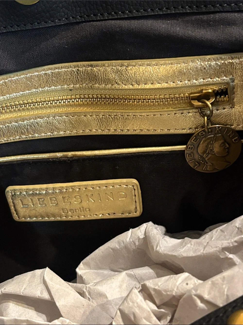Liebeskind Berlin Black Slouchy Shoulder Bag
